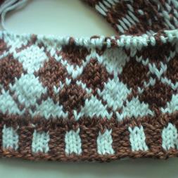 argyle knitting