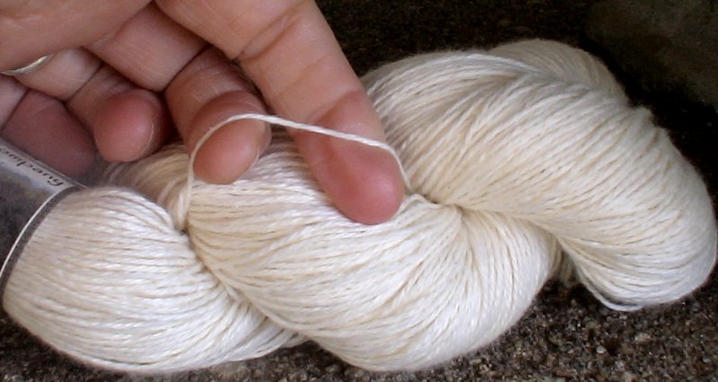 Organic cotton fingering/sock yarn