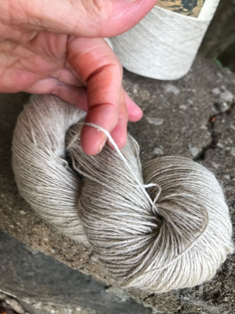 Cotton Linen Fingering Weight Yarn