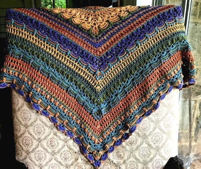 Lost In Time Shawl Chart