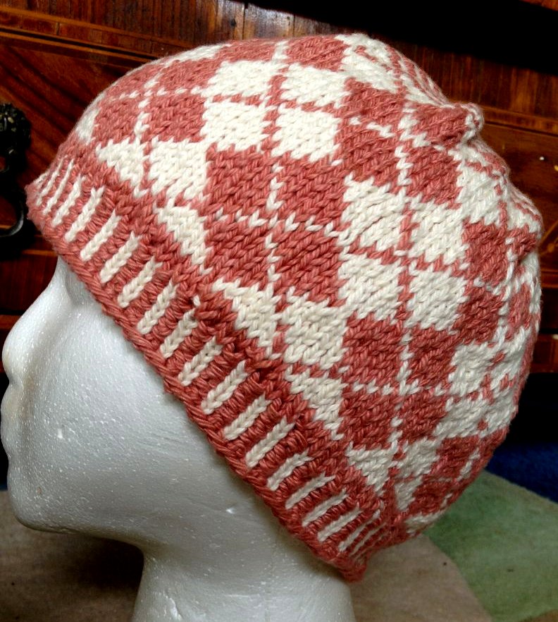 Easy Argyle Hat Pattern