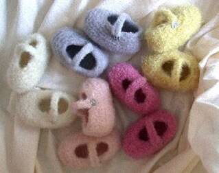 Felted Baby Bootie Pattern