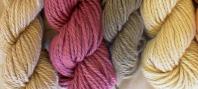 Tan, wine, khaki, Palomino yarn colors