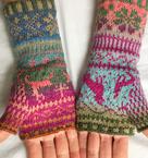 Stony Hill Fair Isle Fingerless Gloces