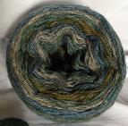 Pewter Green Long Run Colorway Heather Fingering